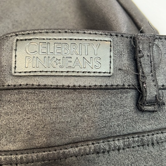 Celebrity pink, jeans, color black w/polyurethane coating size 5 juniors - Picture 4 of 8